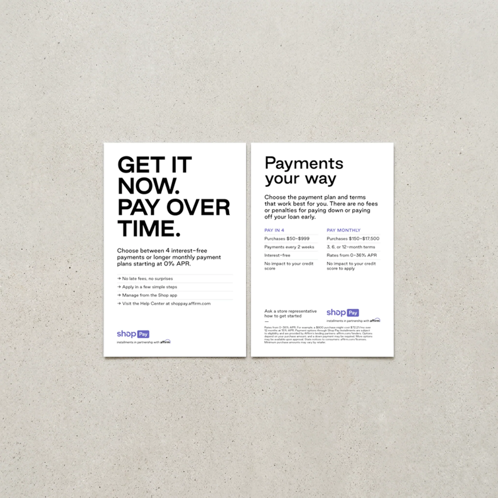 Shop Pay Installments marketing kit